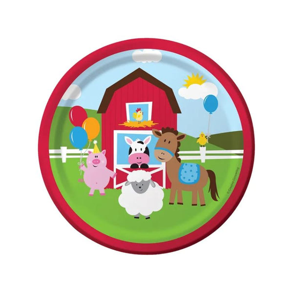 Farmhouse Fun Animal Paper Party Plates