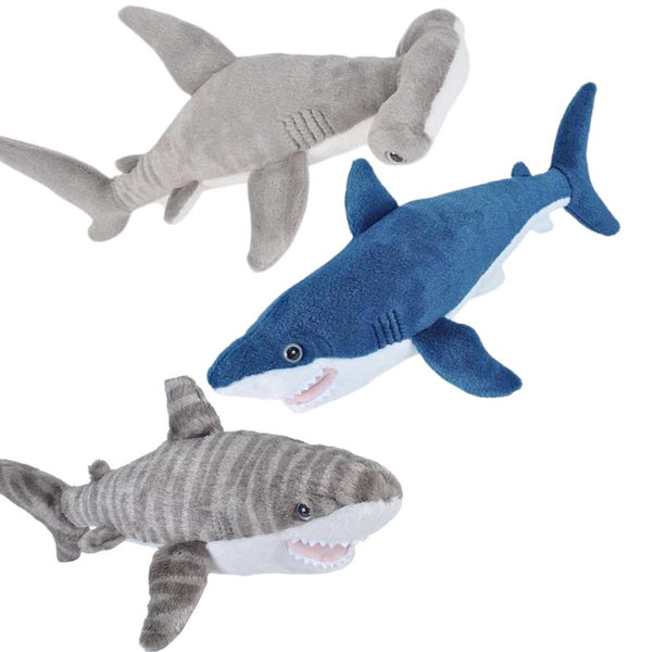 Large Shark Soft Toy Set