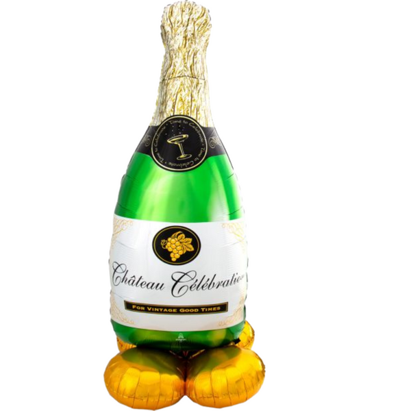 Jumbo Bubbly Wine Bottle Foil Balloon - AirLoonz