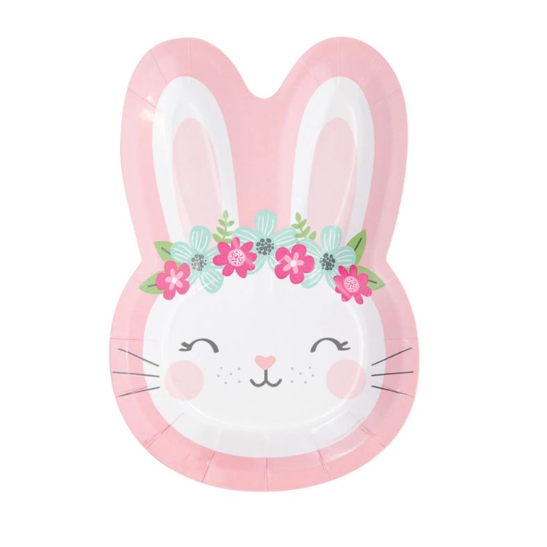 Bunny Rabbit Shaped Party Plates