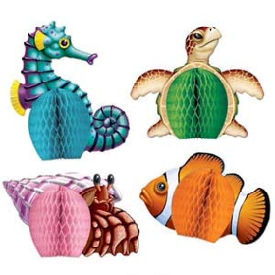 Sea Creatures Honeycomb Decorations - Under the Sea