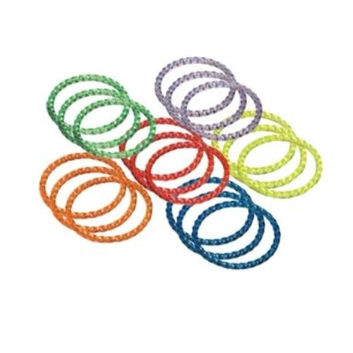 Rainbow Party Bangles 18 pack