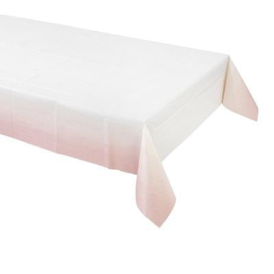 We Heart Pink Paper Tablecloth