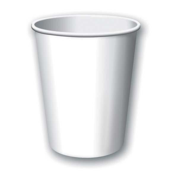 White Plain Paper Cups