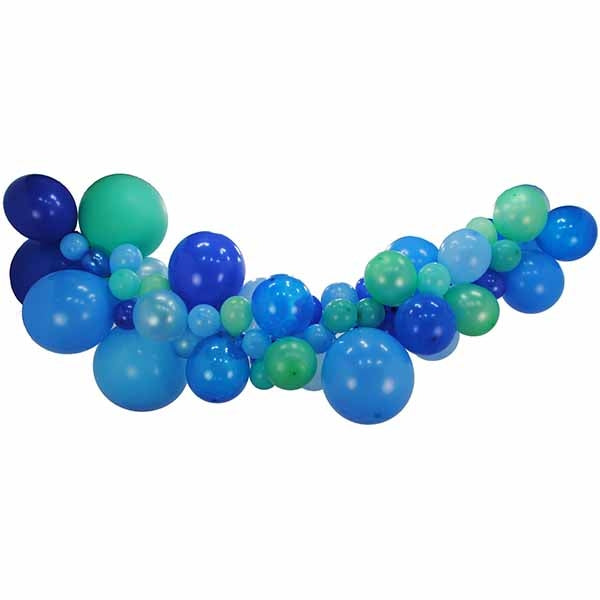 Blue Balloon Garland