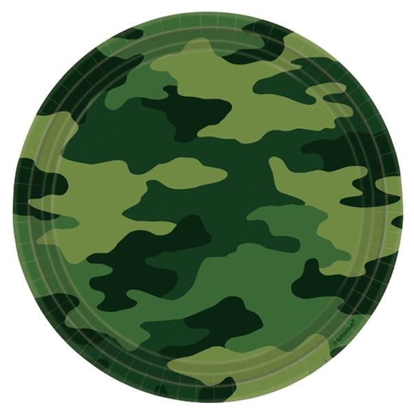 Army Camouflage Party Plates