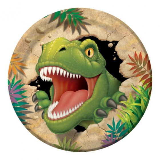 Large Dino Blast Dinosaur Party Plate