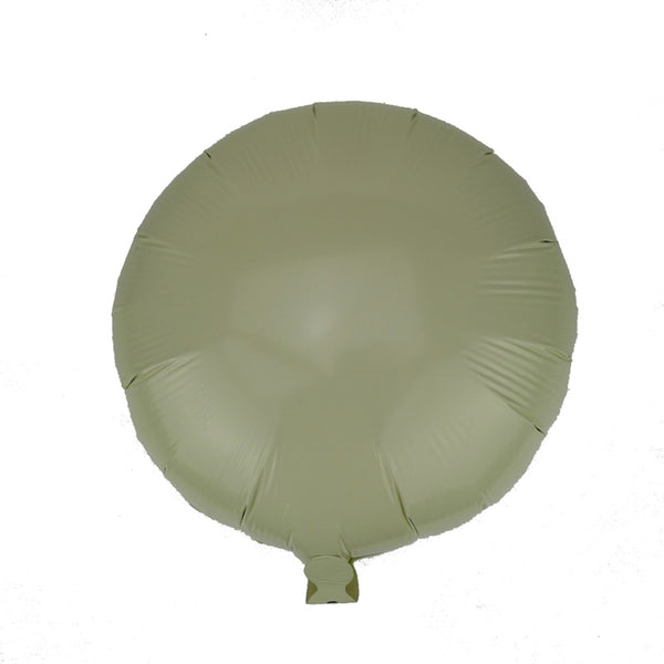 45cm Ivory Round Foil Balloon