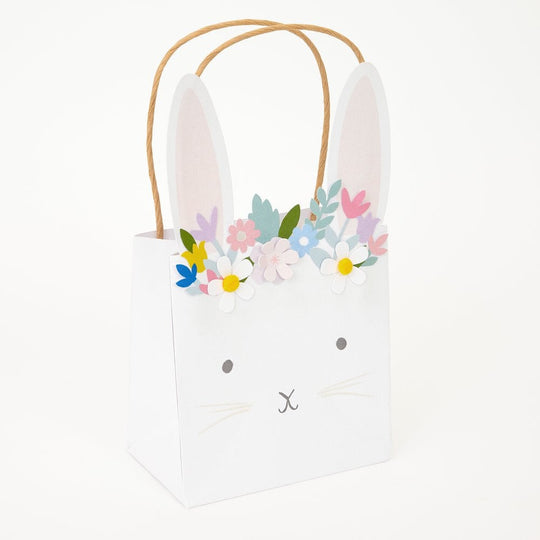 Meri Meri Floral Bunny Paper Party Bags