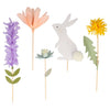 Meri Meri  Easter Bunny Rabbit Cake Toppers