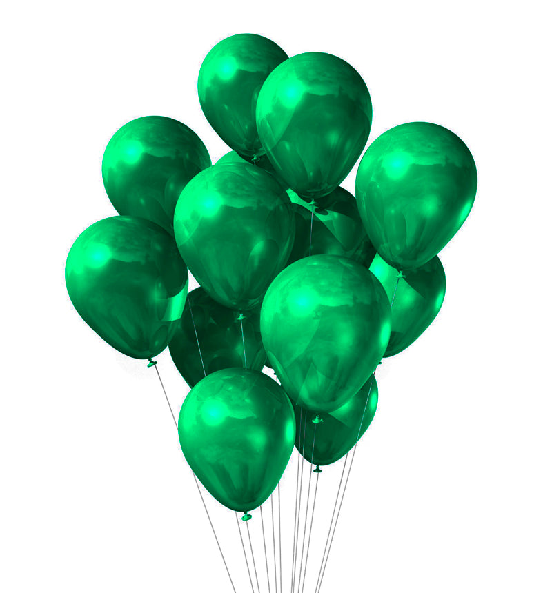 Emerald Green Latex Party Balloons