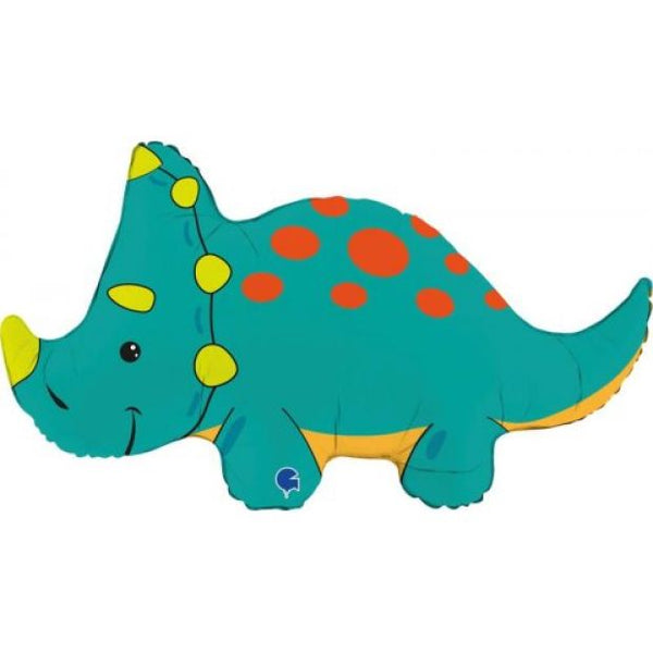 Triceratops Dinosaur Jumbo Roar Foil Balloon