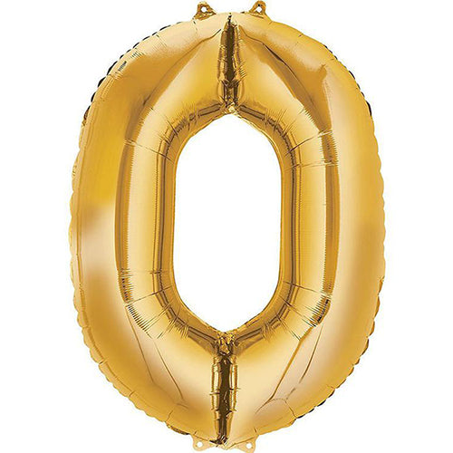 Gold Jumbo Foil Balloon # 0