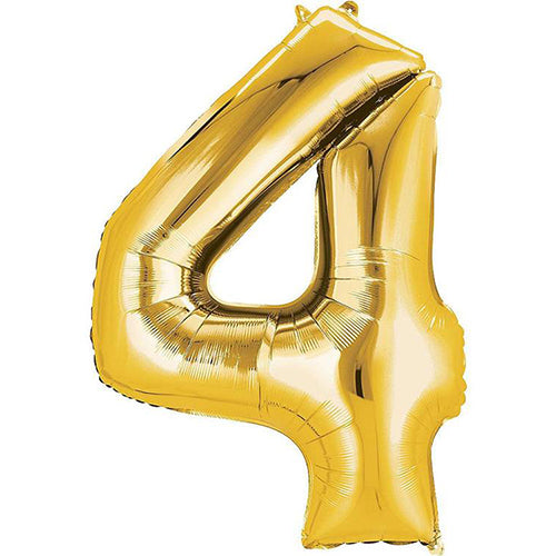 Gold Jumbo Foil Balloon # 4