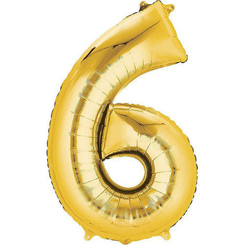 Gold Jumbo Foil Balloon # 6