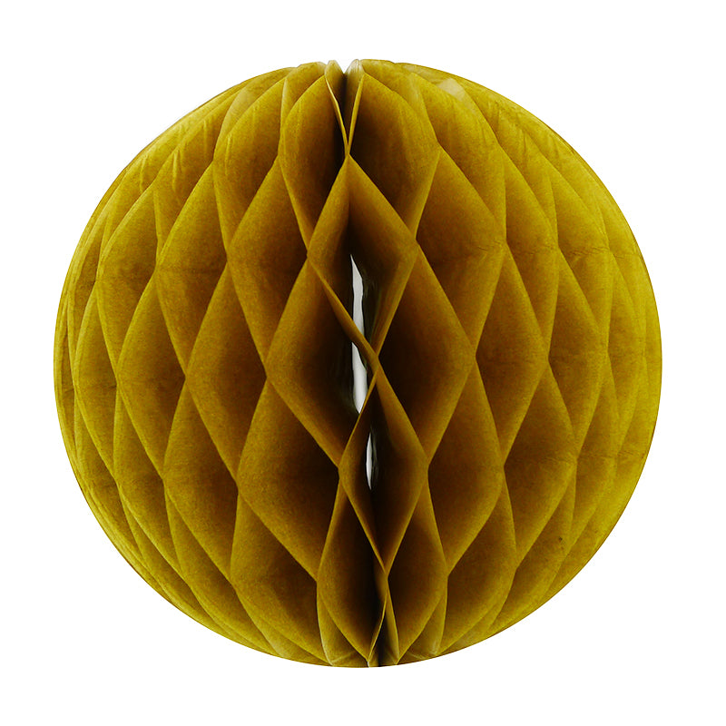 20cm Gold Honeycomb Paper Ball