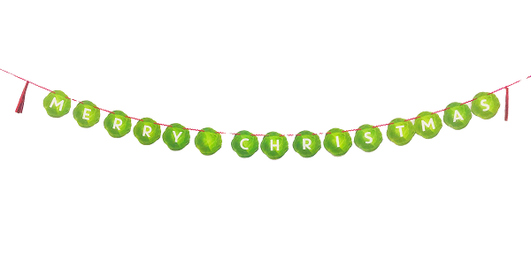 Botanical Sprout Christmas Garland Talking Tables
