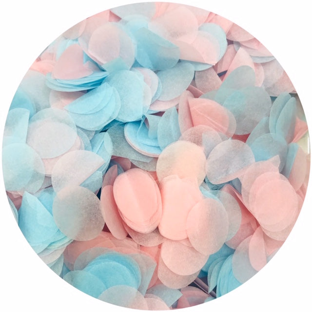 Gender Reveal Paper Confetti Mix