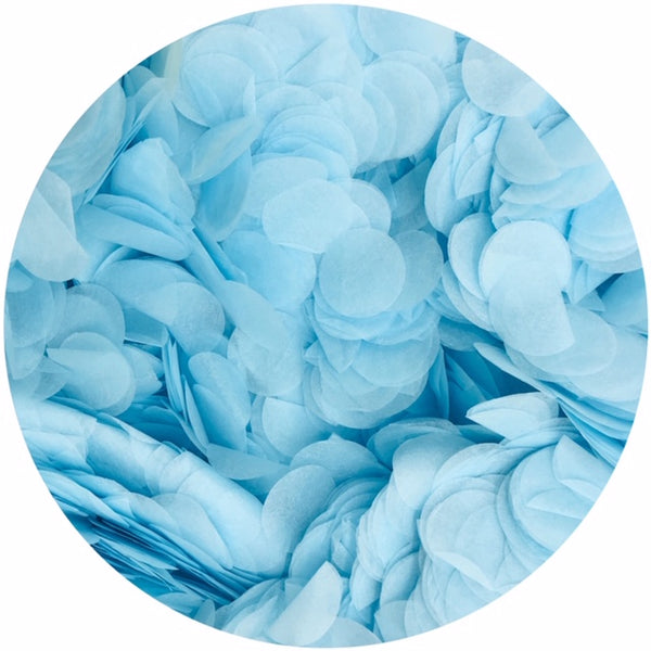 Baby Blue Paper Confetti Mix