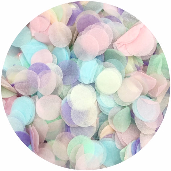 Pastel Rainbow Party Confetti