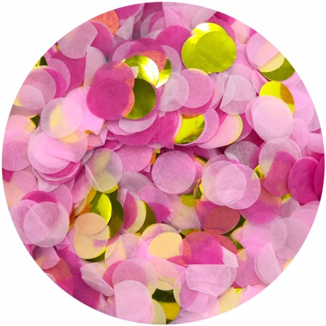 Pink & Gold Paper Confetti