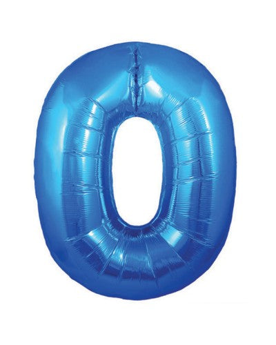 Royal Blue Jumbo Foil Balloon # 0