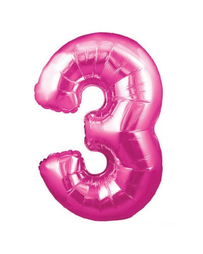 Hot Pink Jumbo Foil Balloon # 3