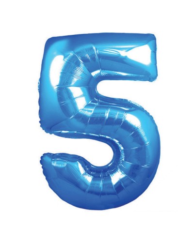 Royal Blue Jumbo Foil Balloon # 5