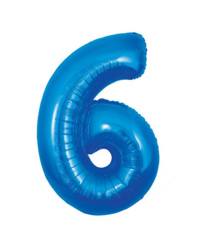 Royal Blue Jumbo Foil Balloon # 6