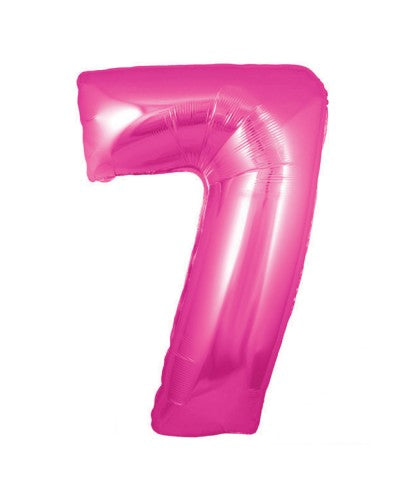 Hot Pink Jumbo Foil Balloon # 7