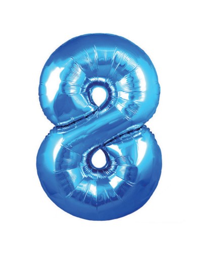 Royal Blue Jumbo Foil Balloon # 8