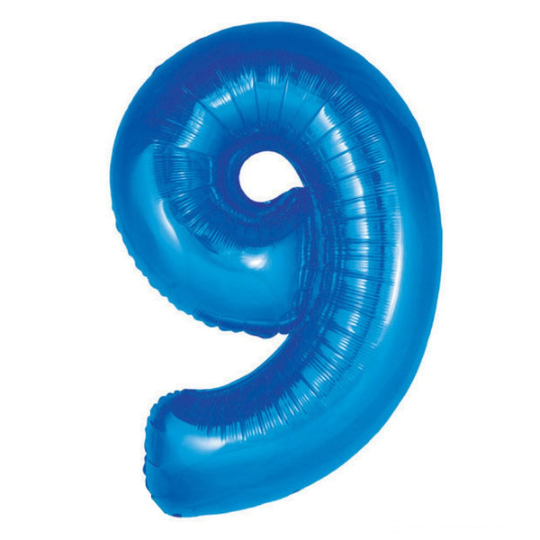 Royal Blue Jumbo Foil Balloon # 9