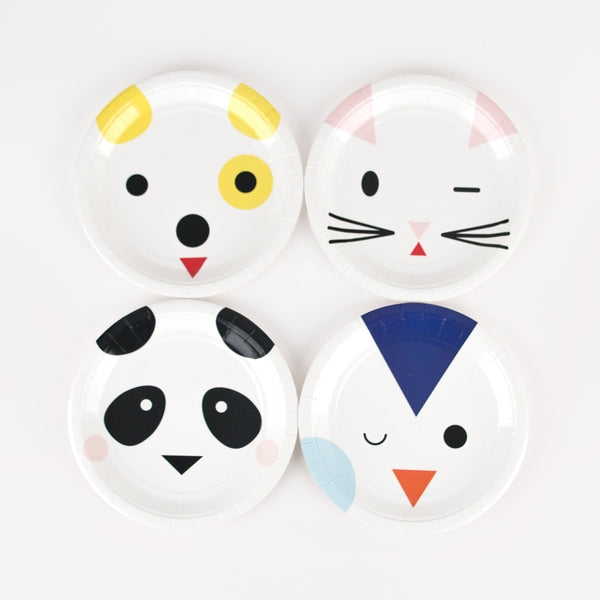 Mini Animal Party Plates