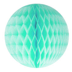20cm Mint Green Honeycomb Paper Ball
