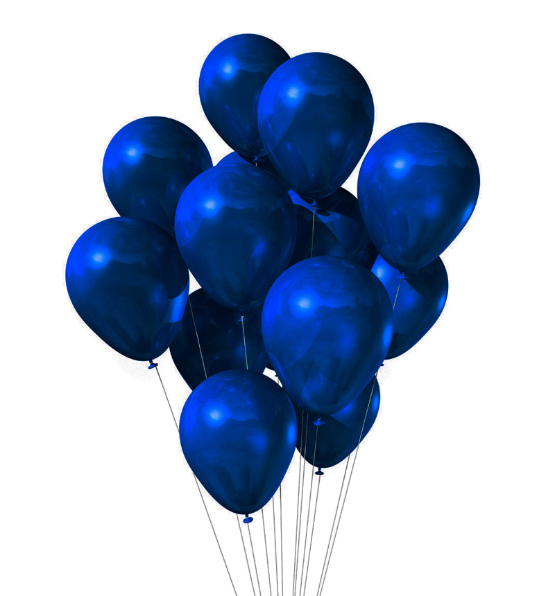 Navy Latex Party Balloons