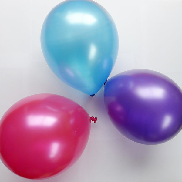 Pink, Aqua & Purple Balloon Mix
