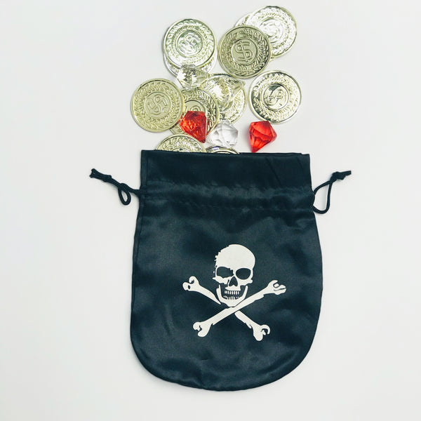 Pirate Party Gold Coins & Pouch