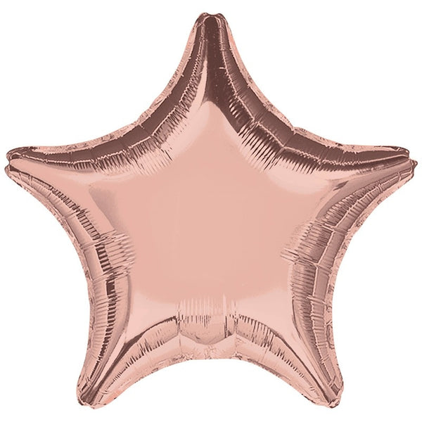45cm Rose Gold Star Foil Balloon