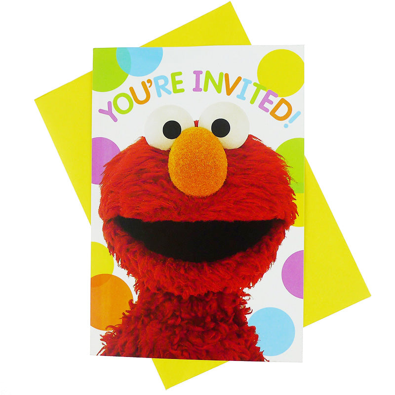 Sesame Street Party Invitations