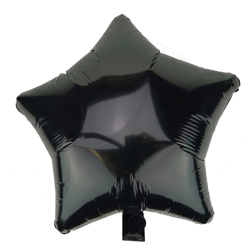 50cm Black Star Foil Balloon