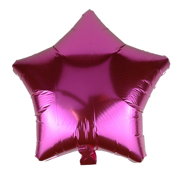 50cm Hot Pink Star Foil Balloon