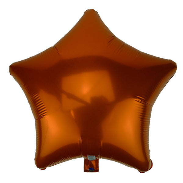 50cm Orange Star Foil Balloon