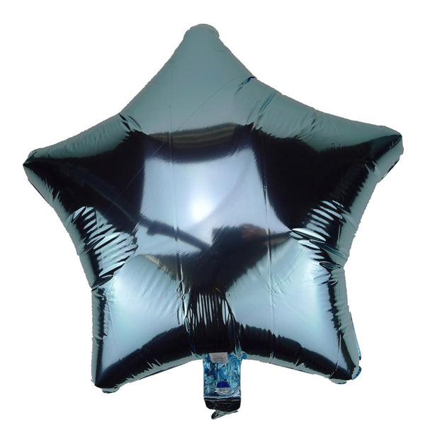 50cm Baby Blue Star Foil Balloon