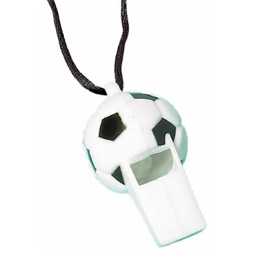 Soccer Party Whistles Pack of 8