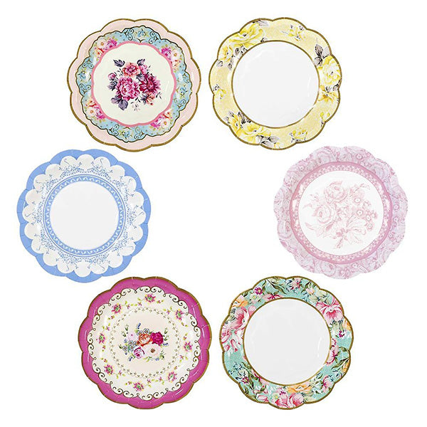Truly Scrumptious Vintage Paper Plates Small Talking Tables